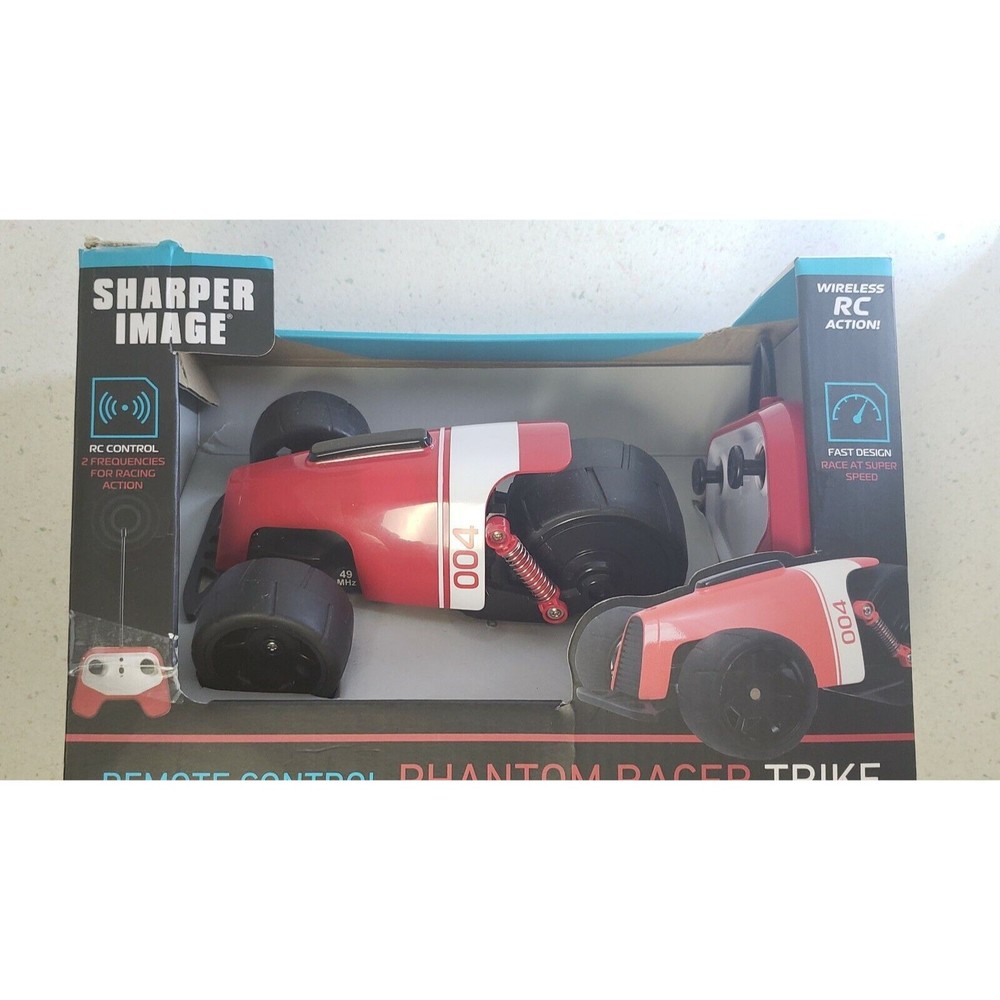 Sharper Image Remote Control RC Car RED Phantom Racer Trike  New In Box!